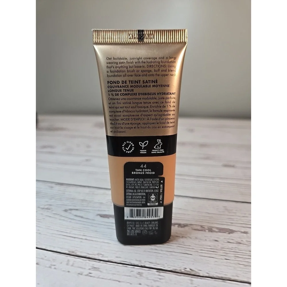2 Pack - E.L.F. Soft Glam Foundation Medium Coverage‎ Long-Lasting, 44 Tan Cool